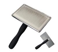 Brosses pour Chien pour Toilettage - Brosse Pour Désépaissage Chat Et Chien | Outils Nettoyage Métalliques Éliminateur Poils Râteau Sous-Poil Peigne Chiots Poils Longs Courts