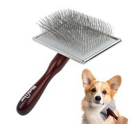 Brosses pour chiens - Brosse pour enlever le, Deshedder double face | Brosse pour chien, peigne pour éliminer les animaux de compagnie, toilettage professionnel pour chiens, balai