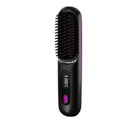 Brosses thermiques pour coiffure, lisseur électrique - Écran tactile 3 modes réglable pour la maison, les adolescentes, les voyages, bouclés démêlés