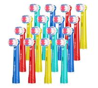 Brossette Compatible avec Oral B - 16 Pack Milos Brossettes de Rechange Électriques Enfants Têtes de Rechange pour Brosse à Dents Électrique
