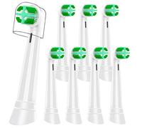 Brossette Compatible avec Oral-B iO, Têtes de Rechange pour Brosse à Dents Électrique Compatible avec Oral B iO 2 3 4 5 6 7 8 9 10（8 Blanc）