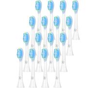 Brossette Compatible avec Philips Sonicare - Aster Têtes de Rechange pour Brosse à Dents Électrique Compatible avec Philips Sonicare Têtes de Brosse à Dents Lot de 16