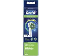 Oral-B CrossAction 80250626 tête de brosses 3 pièce(s) Bleu, Blanc