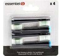 Brossette dentaire ESSENTIELB pack 4 brossettes noir pour Pulselux