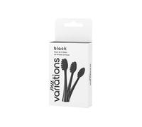 MyVariations Pack Têtes Brosse à Dents Sonique Noir 3uts