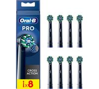 Accessoire dentaire Oral B PRO CROSS ACTION BROSSETTES BLACK X8