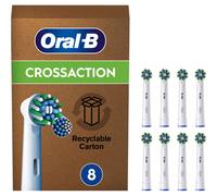 Oral-B CrossAction 80339341 tête de brosses 8 pièce(s) Bleu, Vert, Blanc