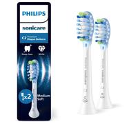 Brossette dentaire PHILIPS Sonicare lot de 2 - HX9042/87 white Premium Plaque Defence C3