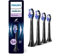 Brossette dentaire PHILIPS S2 4 pack noire HX6054/88