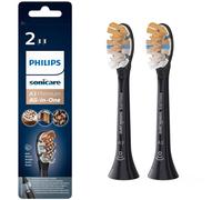 Philips A3 Premium Tout-en-un HX9092/11 Lot de 2 + noir + têtes de brosse soniques