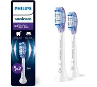 Philips Sonicare G3 Premium Gum Care - têtes de brosse à dents de rechange d'origine, blanc, lot de 2, HX9052/87