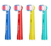Brossette Enfants Compatible avec Braun Oral B - Milos Têtes de Brosse à Dents Électrique pour Enfants Brossettes de Rechange Électriques Lot de 4