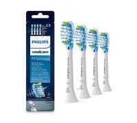 Philips Sonicare C3 Premium Plaque Defence HX9044/17 Lot de 4 + blanc + têtes de brosse soniques