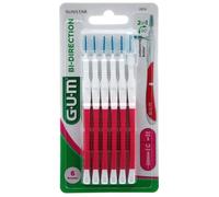 GUM Bi-Direction Brosse Interdentaire 1,2mm 6 Unités