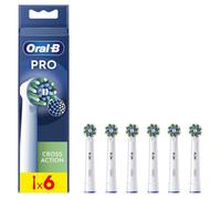 Brossette ORAL-B - Cross Action - pour brosse à dent électrique - pack de 6