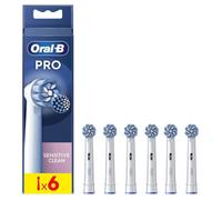 Oral-B Brossettes pour brosse à dents électriques Pro Sensitive Clean – Pack de 6 unités