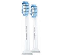 Philips Sonicare Sensitive HX6052 - Tête de brosse de rechange - pour brosse à dent (pack de 2) - pour Sonicare HX6711, HX6731, HX9332, HX9352; Sonicare HealthyWhite HX6711, HX6731 Blanc G