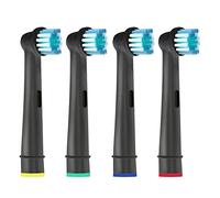 Brossettes de Rechange Compatibles avec Oral B - Têtes de Brosses à Dents Électrique pour Orall B Vitality 100, Pro Séries, Genius X, Kids - Parfaites pour Nettoyage en Douceur et Gencives Saines (4)