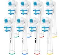 Brossettes De Rechange Dual Clean Compatible Avec Oral B - Têtes De Brosse À Dents De Rechange Les Brosses À Dents Électriqu[BR9]