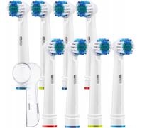 Brossettes de rechange Oral-B Precision Clean 8 pièces compatibles avec les capuchons de protection