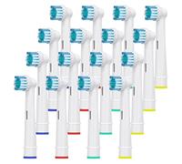 Brossettes de Rechange - Têtes de Brosse à Dents de Rechange Compatibles avec Brossette Oral B Brosse a Dent Electrique Vitality 100, Pro, Genius X, Kids - De HSYTEK (16)