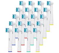 Brossettes de Rechange - Têtes de Brosse à Dents de Rechange Compatibles avec Brossette Oral B Brosse a Dent Electrique Vitality 100, Pro, Genius X, Kids - De HSYTEK (20)