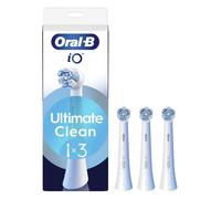 Oral-B Têtes de rechange iO Series Ultimate Clean, têtes rondes originales, poils CrissCross, retrait de la plaque, 3