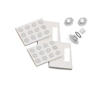 Brossettes HEPA compatibles avec Roborock S5 S50 S502 S55 S6 S6 Pure E4 S5 Max - Accessoires pour aspirateur Robot 1S SDJQR01RR (kaki foncé)