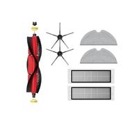 Brossettes Hepa Filtres compatibles avec Roborock S5 S50 S502 S55 S6 S6 Pure E4 S5 Max Compatible avec Robot 1S SDJQR01RR Aspirateur Accessoires (Bordeaux)