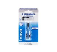 Brossettes - INAVA - Trio Compact et Flex - 0.6mm - Espaces Étroits - 3 recharges