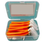 Brossettes Interdentaire 20 pièces/boîte Brosse à dents interdentaire en forme de L pousser-tirer(1.0-1.2mm)