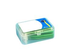 Brossettes Interdentaire Boîte de 20 brossettes interdentaires en forme L for le nettoyage des dents(Green)