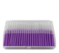 Brossettes Interdentaire Brosse interdentaire de type I, 140 pièces/boîte, 0.6 à 1.5Mm, nettoyage entre les dents, soins bucco-dentaires, fil dentaire orthodontique en forme de I(140pcs purple 0.7mm)