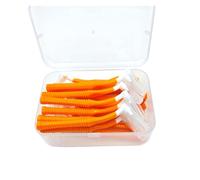 Brossettes Interdentaire Lot de 20 brossettes interdentaires angulaires en plastique, sûres et utilisables à long terme entre les appareils orthodontiques. Nettoyeur dents(1.2mm)