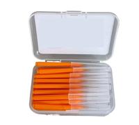 Brossettes Interdentaire Lot de 30 brosses interdentaires for le nettoyage des dents(0.9mm Orange)