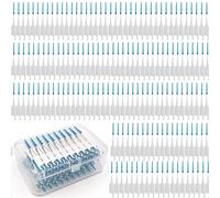 Brossettes Interdentaire Souples, FaJoek 200 PCS Brossettes Interdentaires en Plastique 0,7mm Cure-dents Interdentaires, Petite Brossette Dentaire, Nettoyage Interdentaire