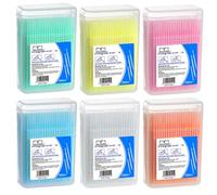 Brossettes Interdentaires,1200PC Dent Brossette Outil de Nettoyage,Brosse interdentaire,Brosse de nettoyage dentaire,Brossettes Interdentaires Double Face en Silicone