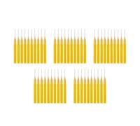 Brossettes interdentaires 8 à 40 brossettes interdentaires, fil dentaire, cure-dents, brosse for appareils orthodontiques, outil de nettoyage des dents(Yellow 40PCS)