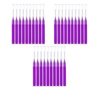 Brossettes interdentaires 8 à 40 brossettes interdentaires, fil dentaire, cure-dents, brosse for appareils orthodontiques, outil de nettoyage des dents(Purple 24PCS)