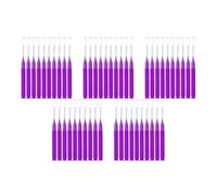 Brossettes interdentaires 8 à 40 brossettes interdentaires, fil dentaire, cure-dents, brosse for appareils orthodontiques, outil de nettoyage des dents(Purple 40PCS)