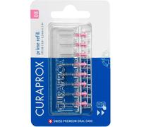 Brossettes Interdentaires Cps 08 Prime, Refill, 8 Pièces, Rose, 0.8 Mm Diamètre, 3.2 Mm Efficacité, Pack De Recharge, Sans Support