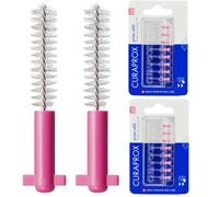 Brossettes interdentaires Curaprox CPS 08 Prime Refill - lot de 16 - roses