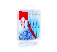 Brossettes interdentaires Edel+White EasyFlex - Brossettes interdentaires douces disponibles en différentes tailles - Pour les gencives sensibles, les implants et les appareils dentaires (bleu)