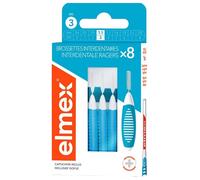 Brossettes interdentaires - ELMEX - Taille 3 - 1,1mm - Pack de 8 - Brins souples en spirale