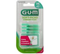 G.U.M Bâtonnets interdentaires Comfort Flex – Caoutchouc souple – 40 unités