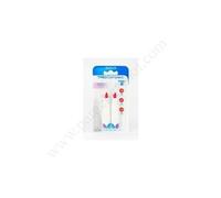 Brossettes interdentaires - INAVA - Trio Compact N°3 - espaces larges - 2 manches + 6 têtes - blister