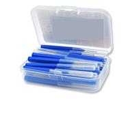 Brossettes Interdentaires Lot de 30 brossettes interdentaires, fil dentaire et cure-dents for une hygiène bucco-dentaire optimale(Blue)