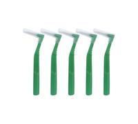 Brossettes interdentaires Lot de 5 brossettes interdentaires en forme de L, cure-dents, mini brossettes for le nettoyage des bagues dentaires, idéal for les voyages.(0.8mm)