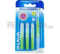 Brossettes interdentaires Mono compact 8-7 mm très large conique Inava - 4 brossettes