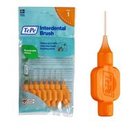 Brossettes Interdentaires, Originales, Orange 0.45mm/ISO 1, 8pcs, élimine la plaque dentaire, nettoyage efficace entre les dents, pour espaces très serrés